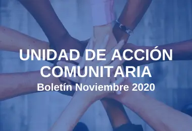 Unidad de Acción Comunitaria - Boletín Noviembre 2020