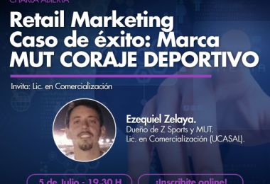 Ezequiel Zelaya presentará su modelo de negocios en la Lic. en Comercialización