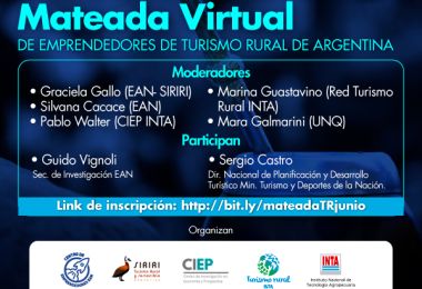 Mateada virtual de emprendedores de turismo rural de Argentina