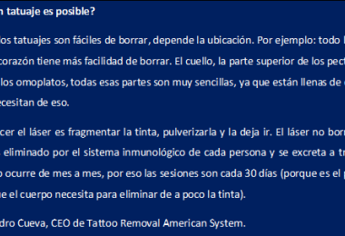 La historia de Tattoo Removal 