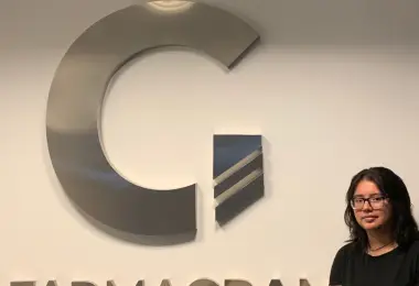 Guadalupe Pordón es la nueva pasante en Farmagram